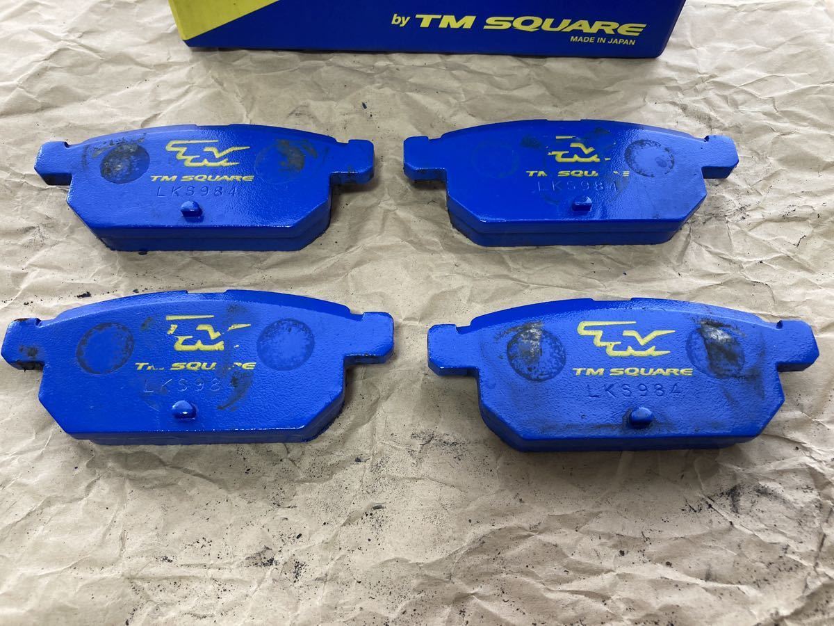 【TM SQUARE】 未使用 サーキットブレーキパッド（リア） 使用わずか ZC33S/ZC32S ズキスイフトスポーツ TM SQUARE サーキット