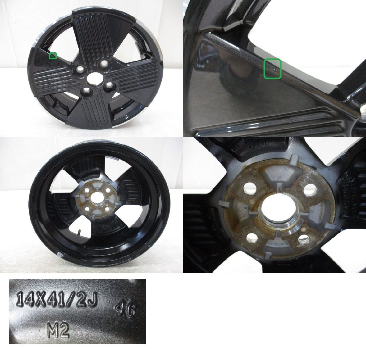 ☆ 1本のみ出品 日産 SAKURA サクラ B6AW 純正 ホイール 14 × 4.5J + 