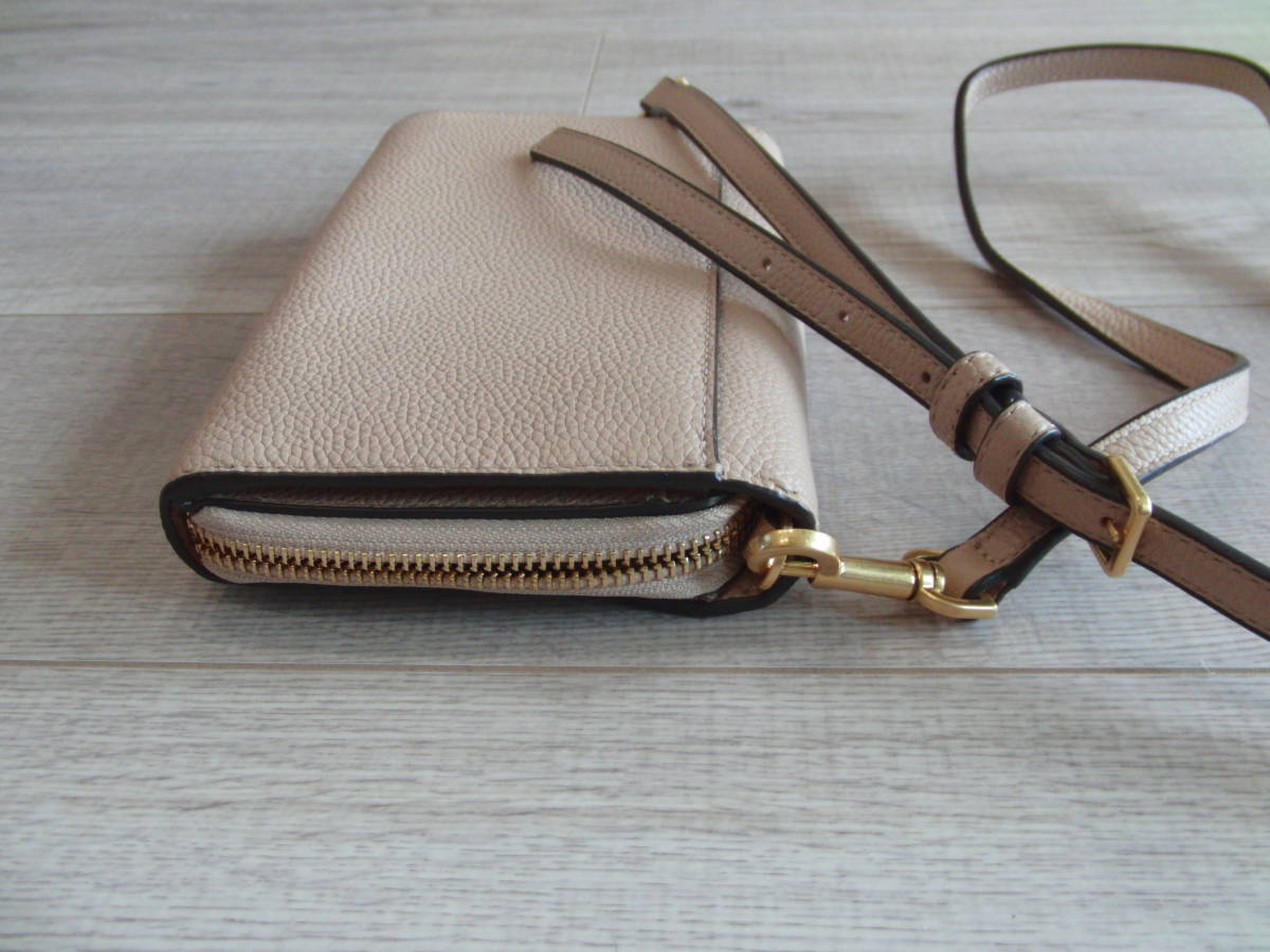□□□【ほぼ未使用】本物 トリーバーチ TORY BURCH お財布ショルダー 