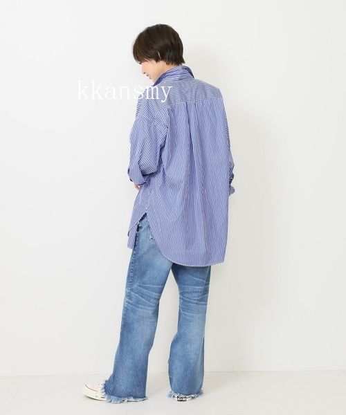 ドゥーズィエムクラス別注Americanaアメリカーナ*ストライプシャツ  