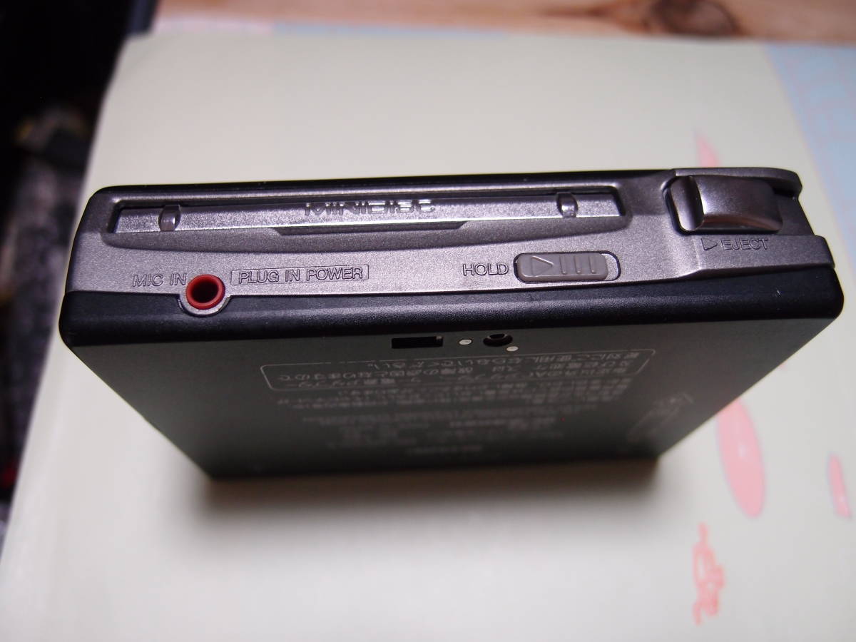 SHARP MDポータブルレコーダー MD-MS100B 動作品