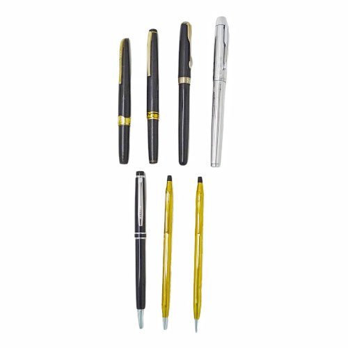 1円~ プラチナ パーカー パイロット クロス 万年筆 ボールペン シャープペンシル ペン先18K×3 筆記用具 まとめ品 (v0075779700)