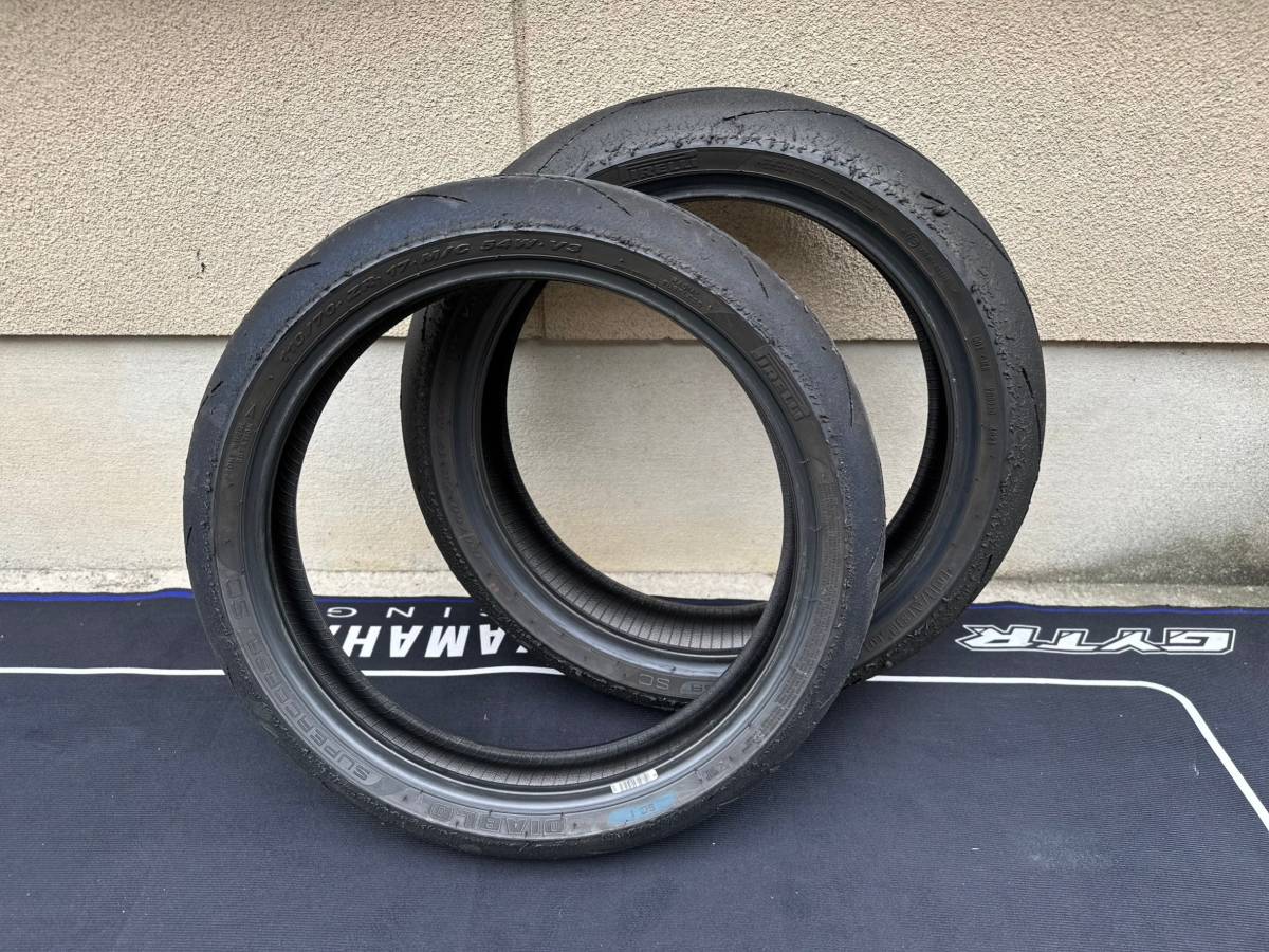 ピレリ DIABLO SUPER CORSA SC1 110/70＆150/60-17 前後 21年22年製造
