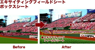 6⁄12 楽天イーグルスVS広島東洋カープ VIPシート1塁側通路側含む2 ペア 