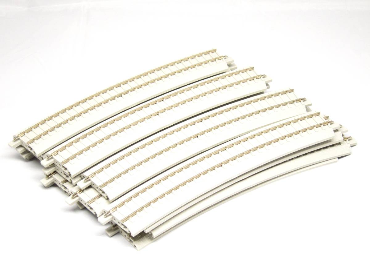 【良品】エンドウ ニューシステム線路 支線用曲線 600R-22.5　16本入り 1101