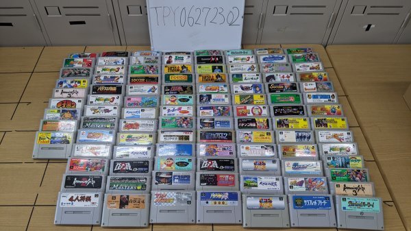TPY06272302　スーパーファミコン　ソフト　100個　まとめ　動作確認済み　清掃済み　
