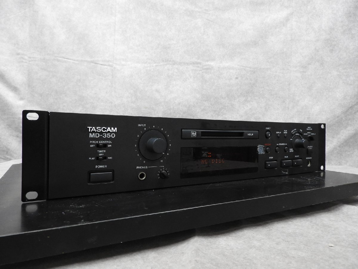 直売公式店 TASCAM MD-350 （MDレコーダー）ジャンク品！！