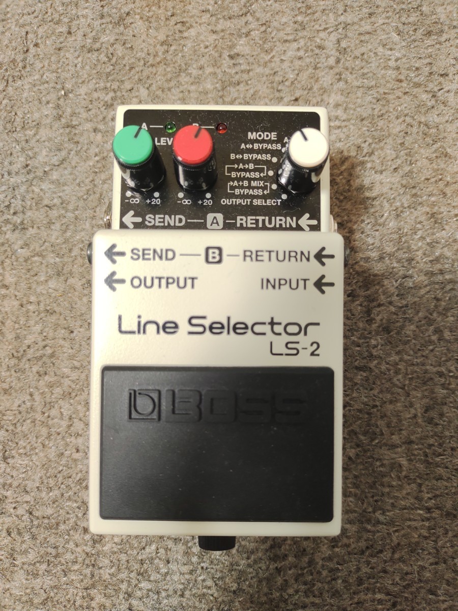 美品】BOSS Line Selector LS-2 LS-2 Line Selector least appreciated 青