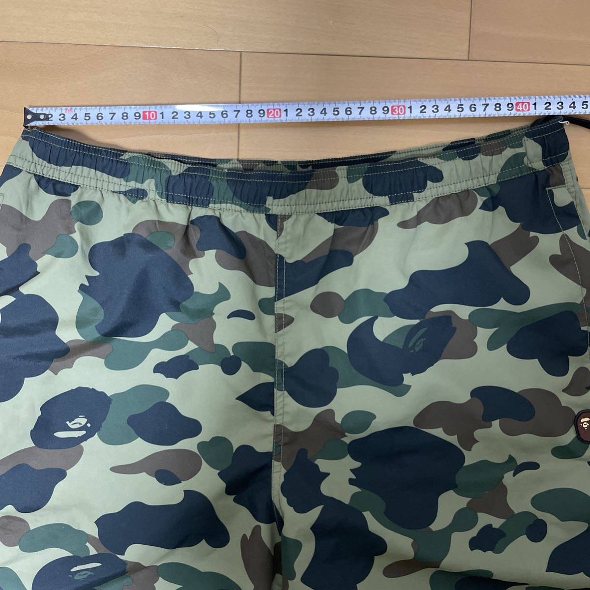 美品A BATHING APE 1ST CAMO BEACH PANTS カモフラショーツ 