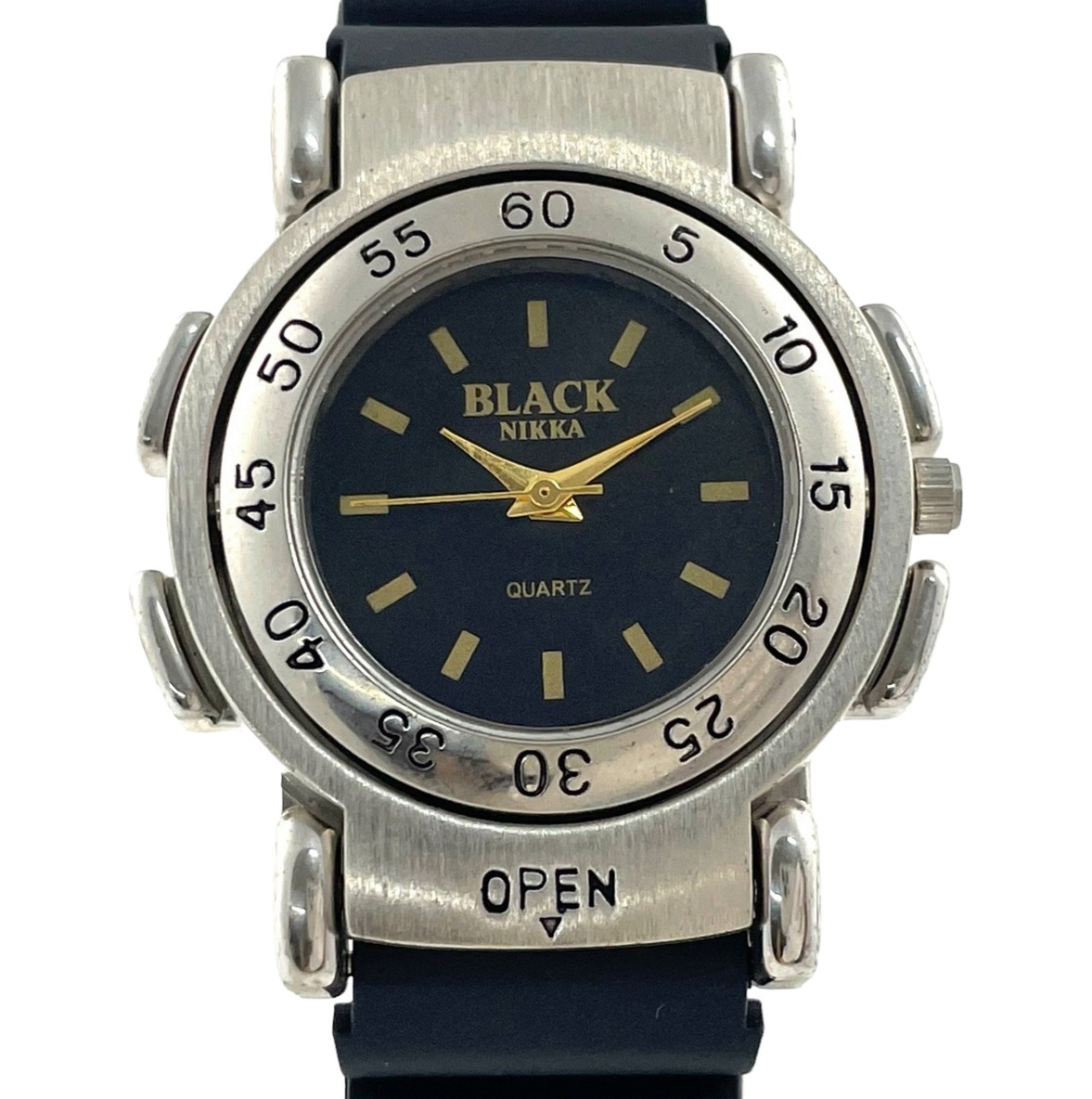M3 非売品/BLACK NIKKA ブラックニッカ リバーシブル腕時計 マスコット 