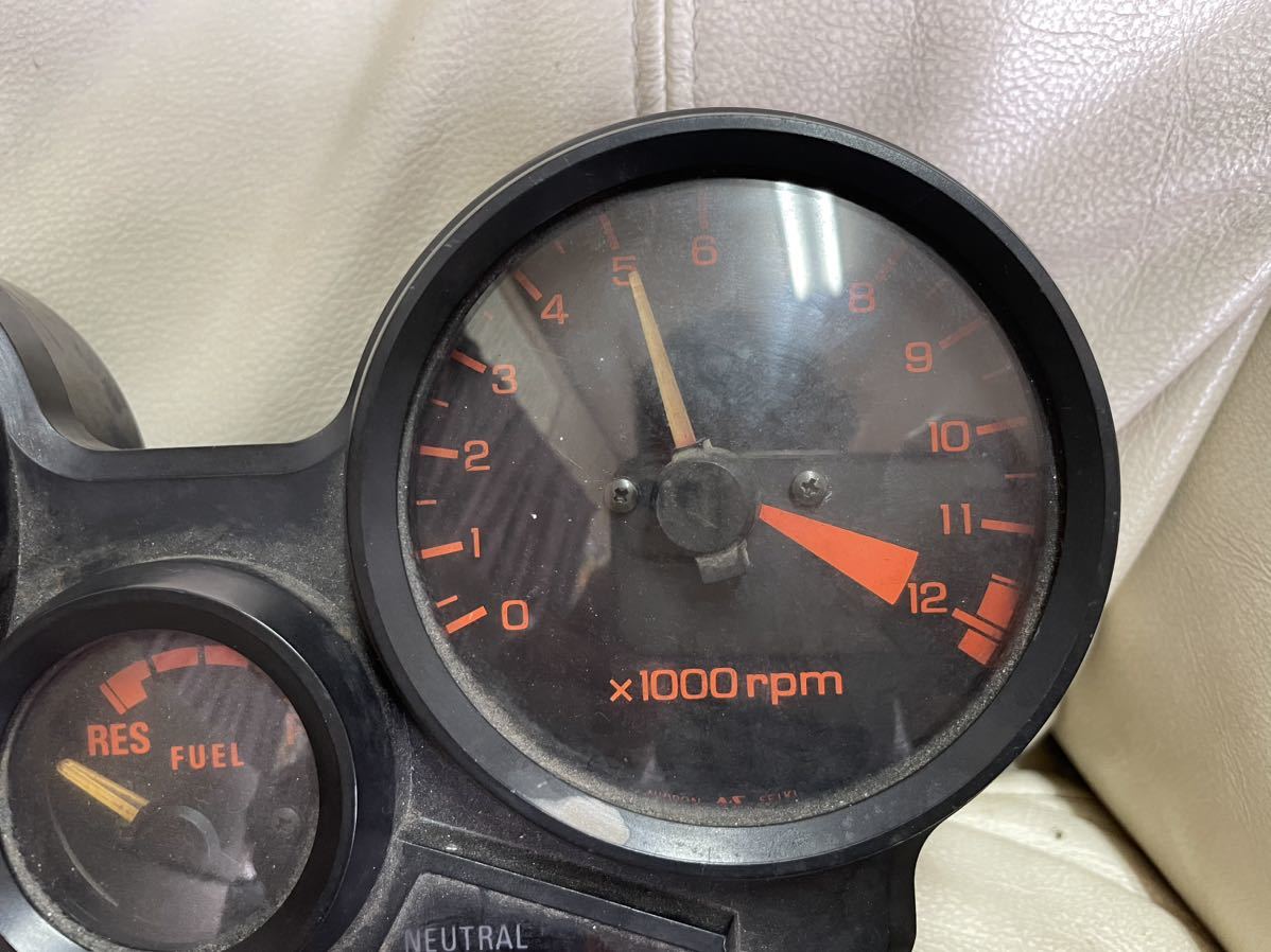 当時物 CBX400FF 2型純正メーターASSY スピードメーター タコメーター 