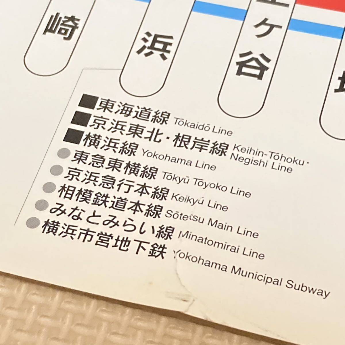 破れアリ【鉄道部品】E217系 横須賀線 総武快速線 ドア上 路線図 JR