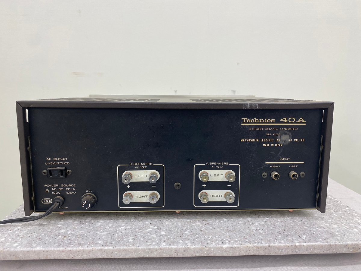 □t2817 ジャンク☆Technics テクニクス SU-40A プリメインアンプ