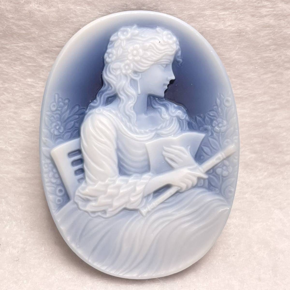 ストーンカメオ6点おまとめ］O 29.5g 147.5ct ルース 裸石 彫刻 貴婦人