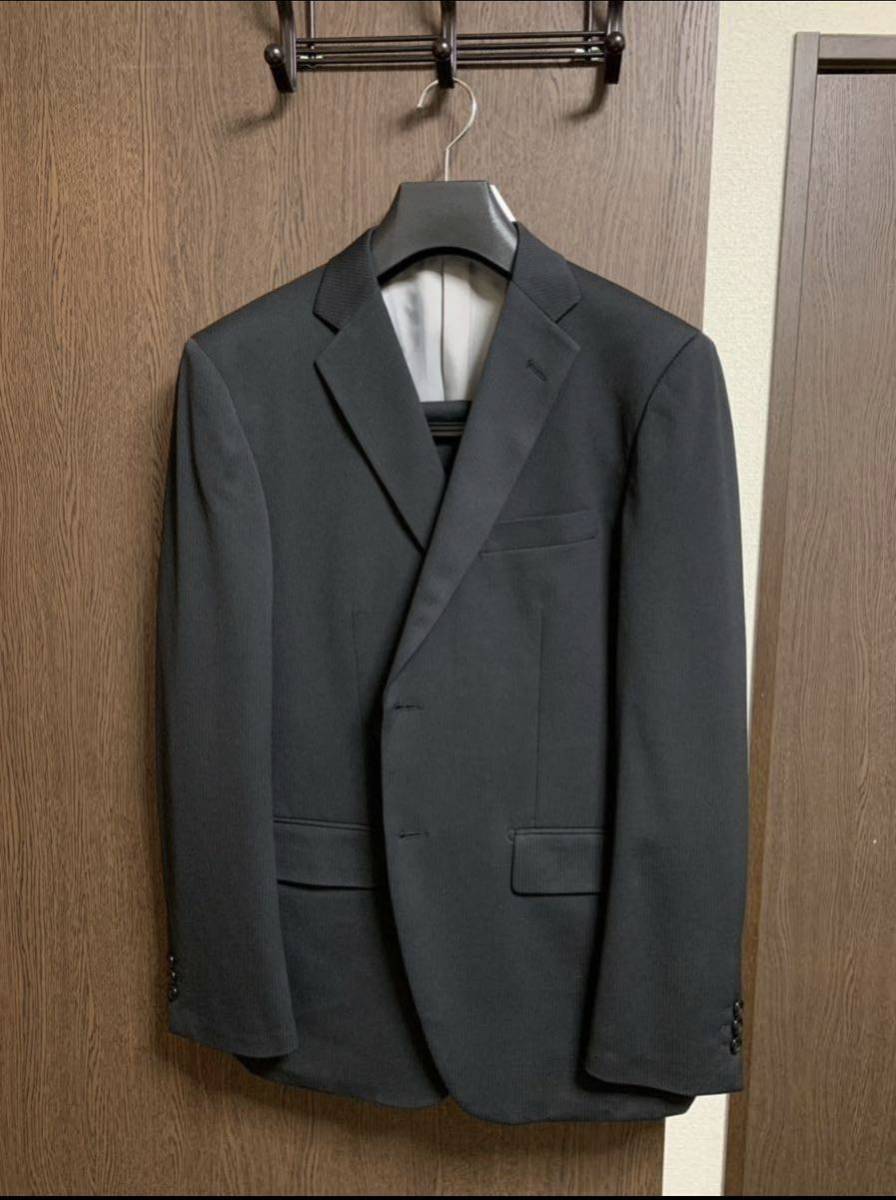 A7 冠婚葬祭 新品 XL 礼服 喪服 極黒 ダブルブラックフォーマル スーツ