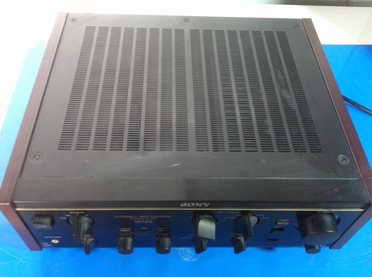 SONY ソニー インテグレートステレオアンプ TA-F555ESX プリメインアンプ 通電のみ ※現状品