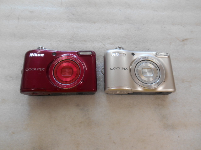 Nikon COOLPIX L32　ジャンク ♪ジャンク扱い Nikon CoolPix×2個 L32 ⑥ L32 Nikon COOLPIX 便利な単