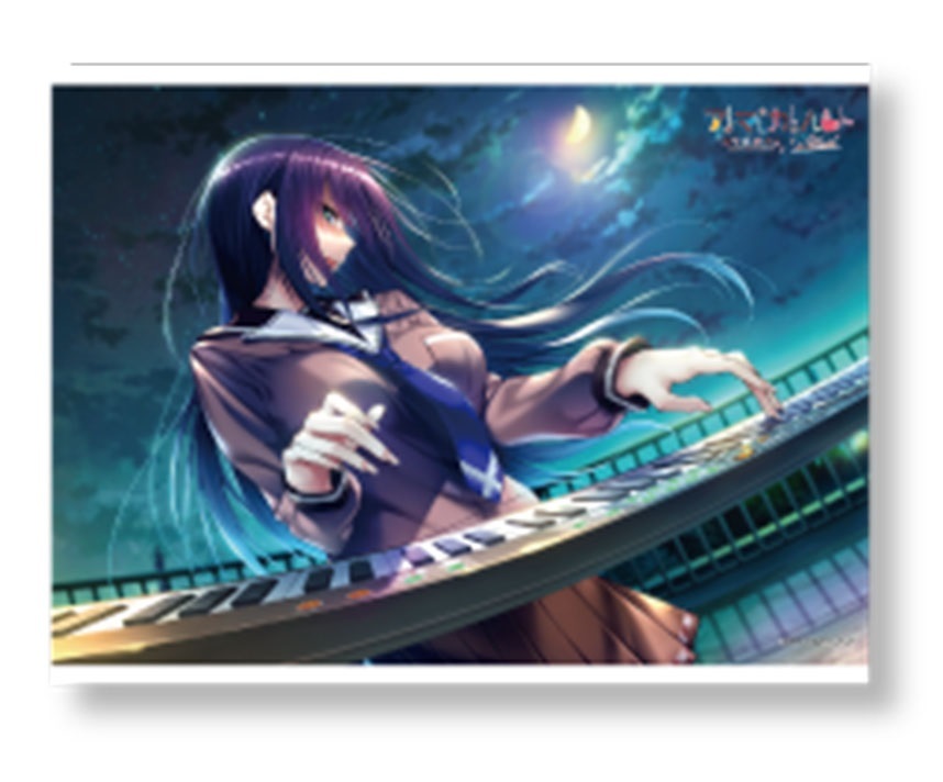 32△100/【未開封】アマカノ2 B2タペストリー 氷見山玲B アマカノ 