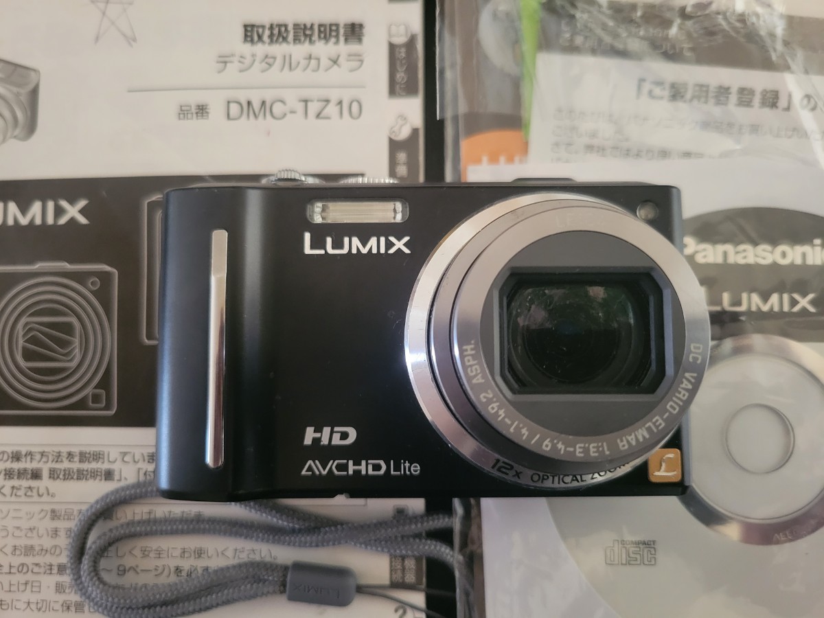 lumix TZ10 付属品全部有 LUMIX DMC-TZ10 レッド Gold 付属品全部有 純正