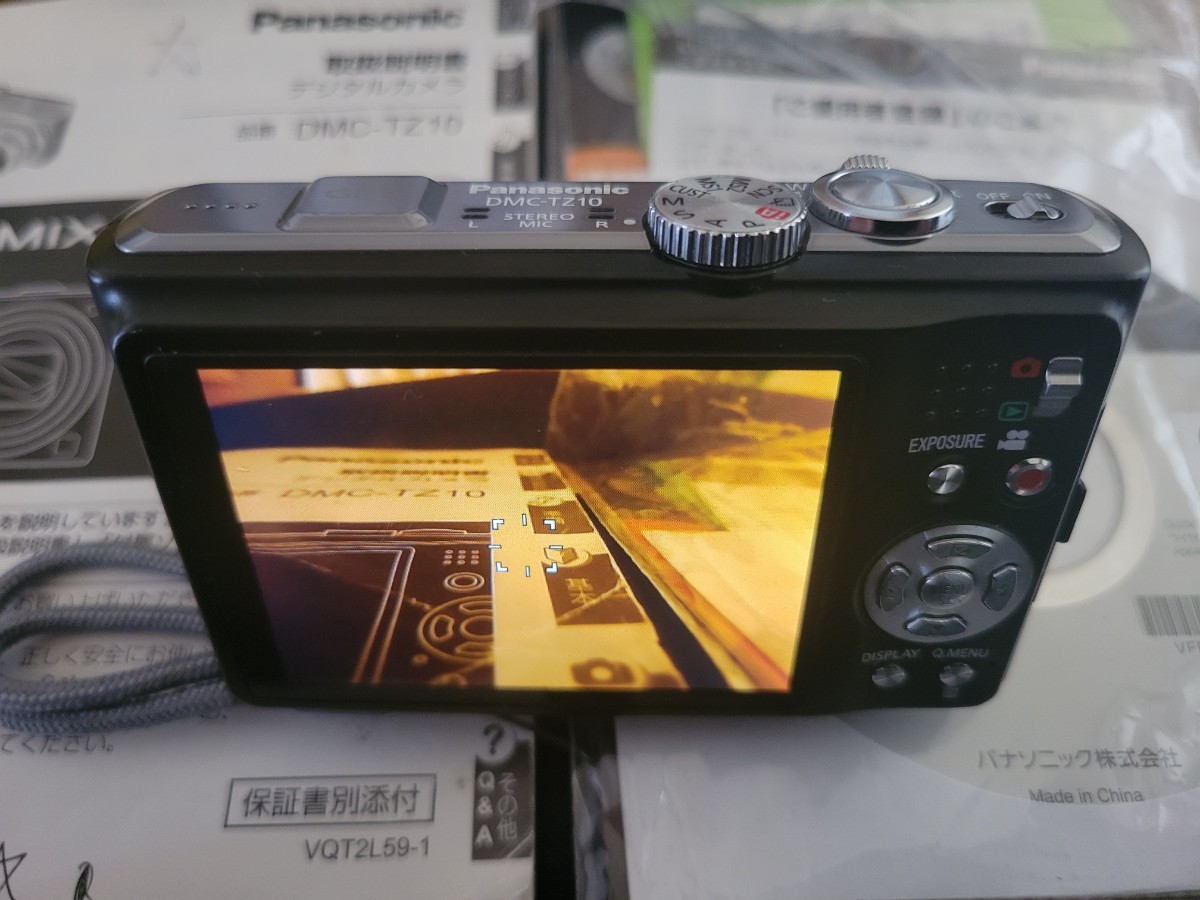 lumix TZ10 付属品全部有 LUMIX DMC-TZ10 レッド Gold 付属品全部有 純正