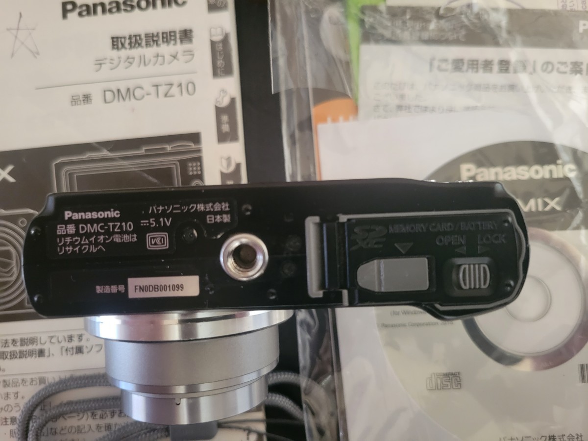lumix TZ10 付属品全部有 LUMIX DMC-TZ10 レッド Gold 付属品全部有 純正