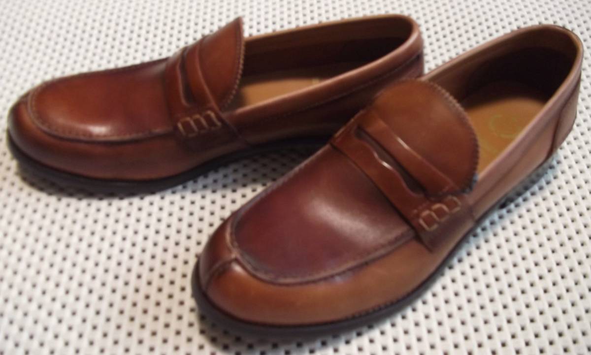 名入れ対象商品小銭入れ コインケース 馬蹄型 新品☆Immaginazione☆アメ茶色