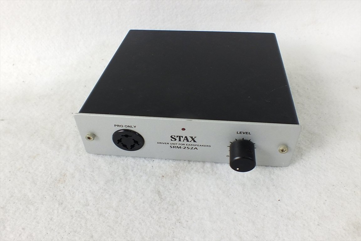 ◇ STAX SR-202 SRM-252 スタックス アンプ 取扱説明書有り 元箱付き 中古