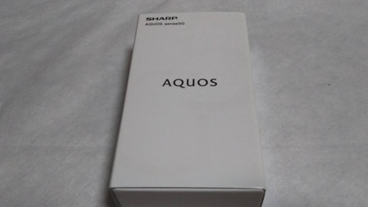 新品同様:シャープ AQUOS sense5G SH-M17 SIMフリー