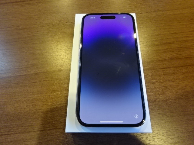 ☆ iPhone 14 Pro 256GB パープル SIMフリー iPhone Pro 0 Locked Max, 14,
