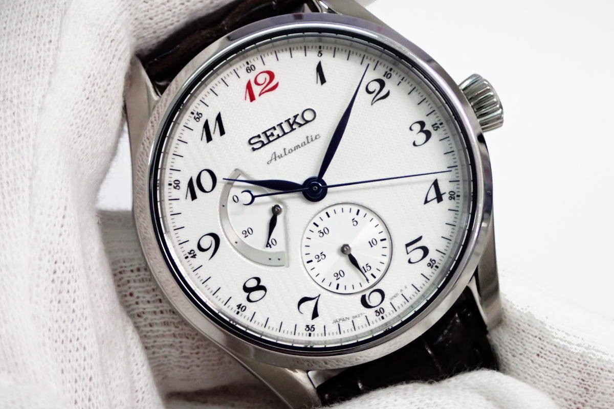 1円【SEIKO】美品 セイコー プレサージュ 6R27-00J0 SARW025 自動巻 