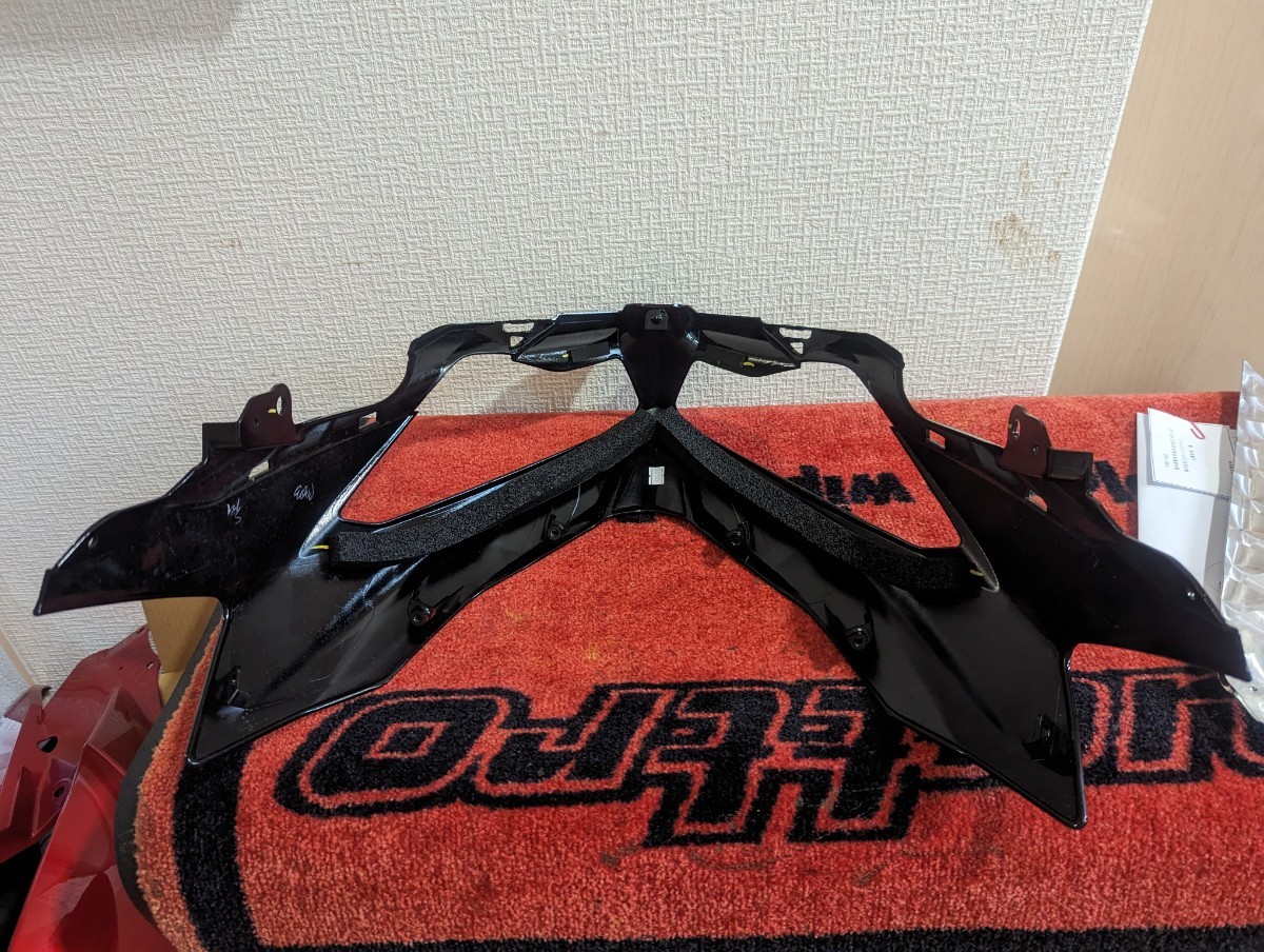 中古 カワサキ 純正 バイク 部品 Ninja400 アッパーカウル 純正 黒