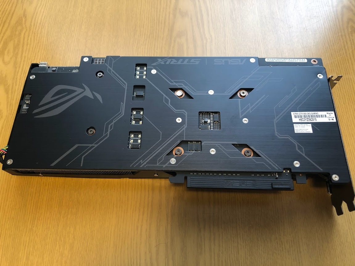 ASUS製STRIX-GTX1060-O6G-GAMING/未使用バルク品/希少/Aura RGB