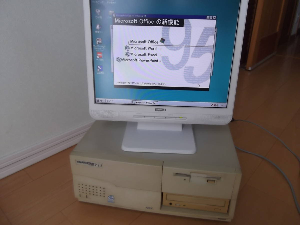 動作確認済】NEC PC98パソコン PC-9821V13/S5C3 (Windows95+MS-DOS6.2 