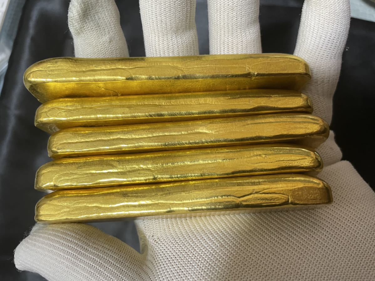 古銭 金貨 開運金塊 福寿財禄喜 銘 超激レア 金運パワー 縁起物 収蔵