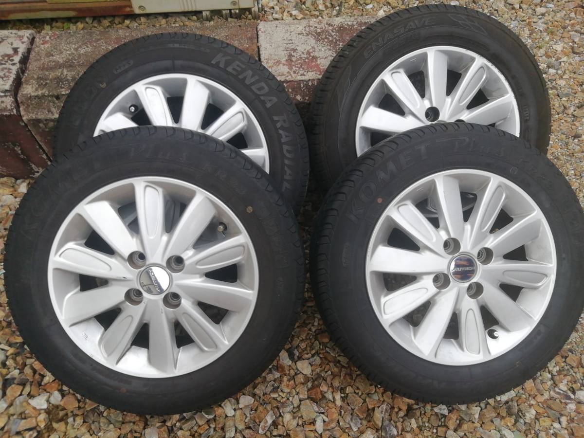 日産 マーチ ボレロ純正　14×5.5j+45/100　165/70/14　4本 オーテック K13 