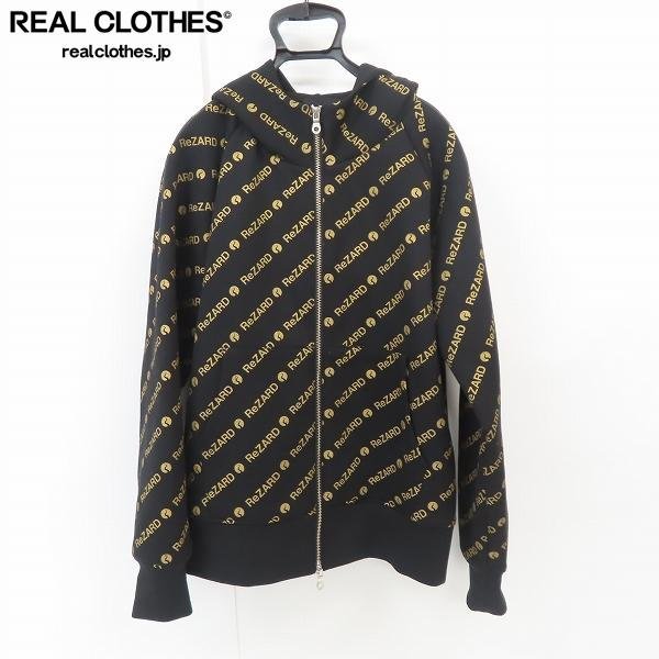 ☆ReZARD/リザード Logo Printed Zip-up Hoodie ジップパーカー 2506AK300150/S /060