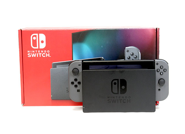 良品】 Nintendo Switch ニンテンドースイッチ 本体 グレー (6005