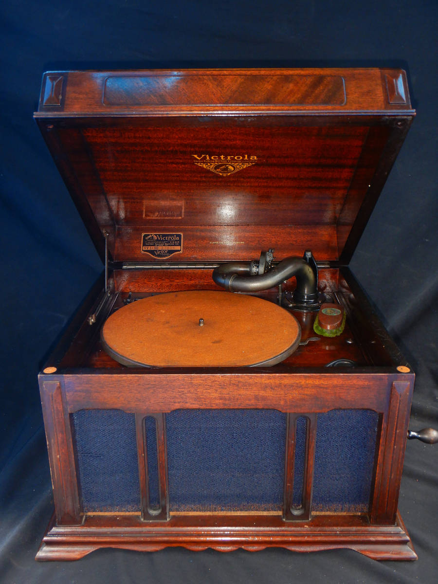 貴重！ビクターラッパ蓄音機 Yahoo!オークション -「蓄音機 ラッパ