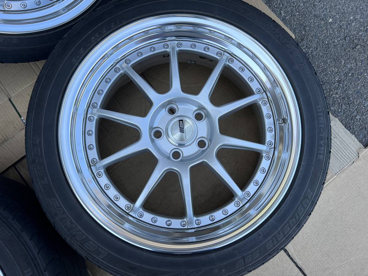 SSR プロフェッサー SP3 19インチ 8.5J +43 114.3 5穴/ダンロップ LE 