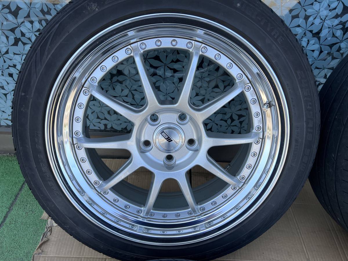SSR プロフェッサー SP3 19インチ 8.5J +43 114.3 5穴/ダンロップ LE 