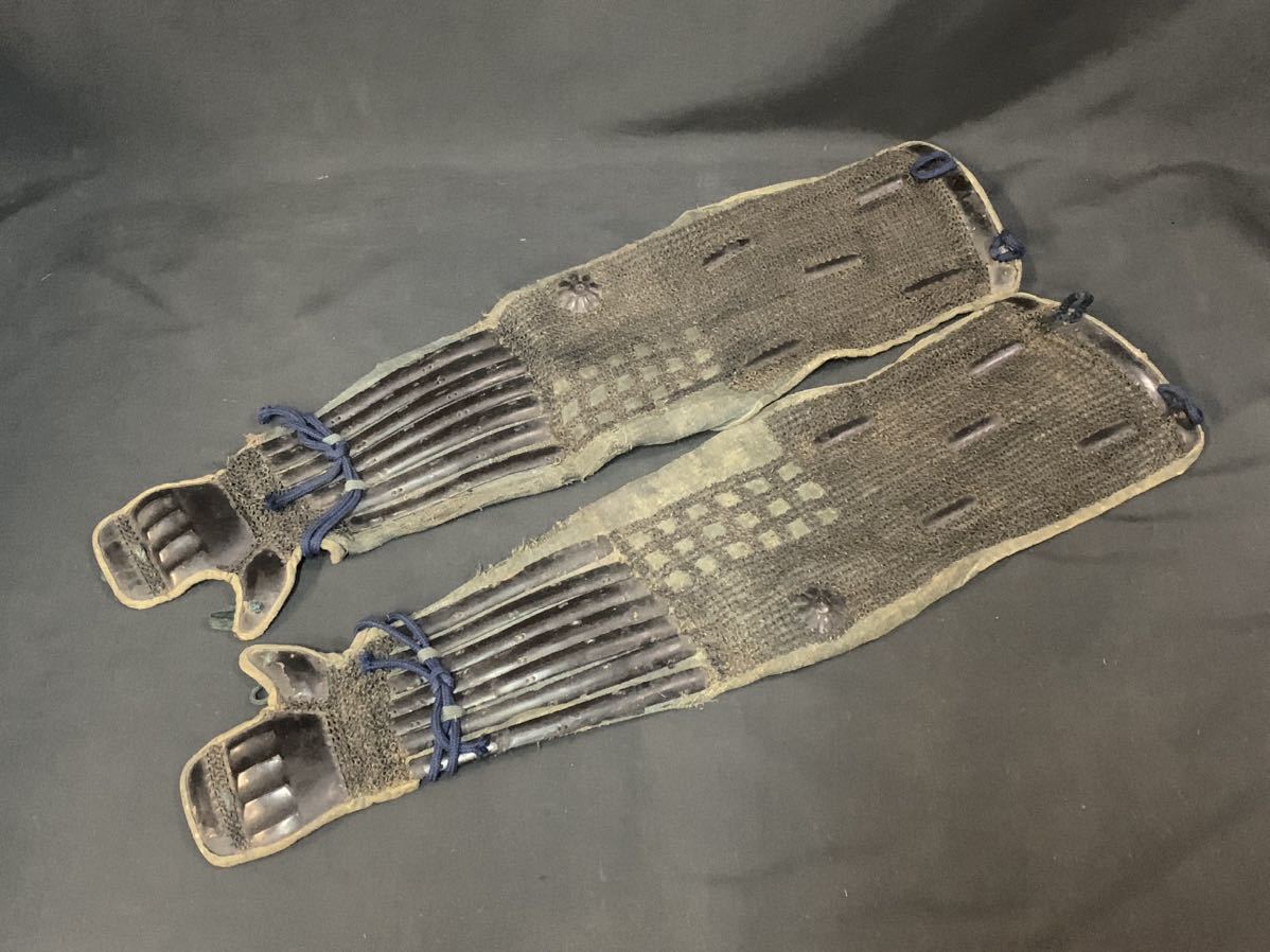 時代 籠手 腕 鎧 甲冑 防具 骨董 古美術 （G78） 鎧 甲冑 古美術 鎖帷子