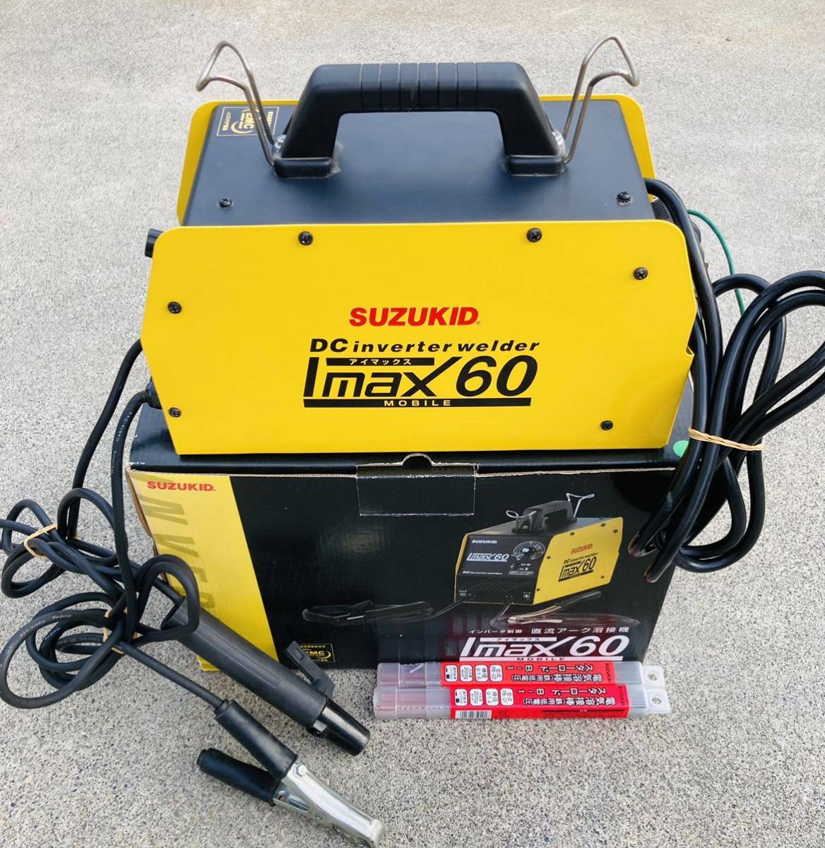 SUZUKID IMAX60 アーク溶接機 おまけ付き SUZUKID 溶接機 スズキッド スズキッドimax60 直流アーク溶接機 直流インバータ溶接機