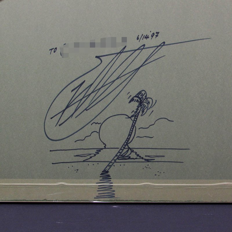 GINZA絵画館】鈴木英人 シルク版画「ビーチ・クラブ・バー」限定版