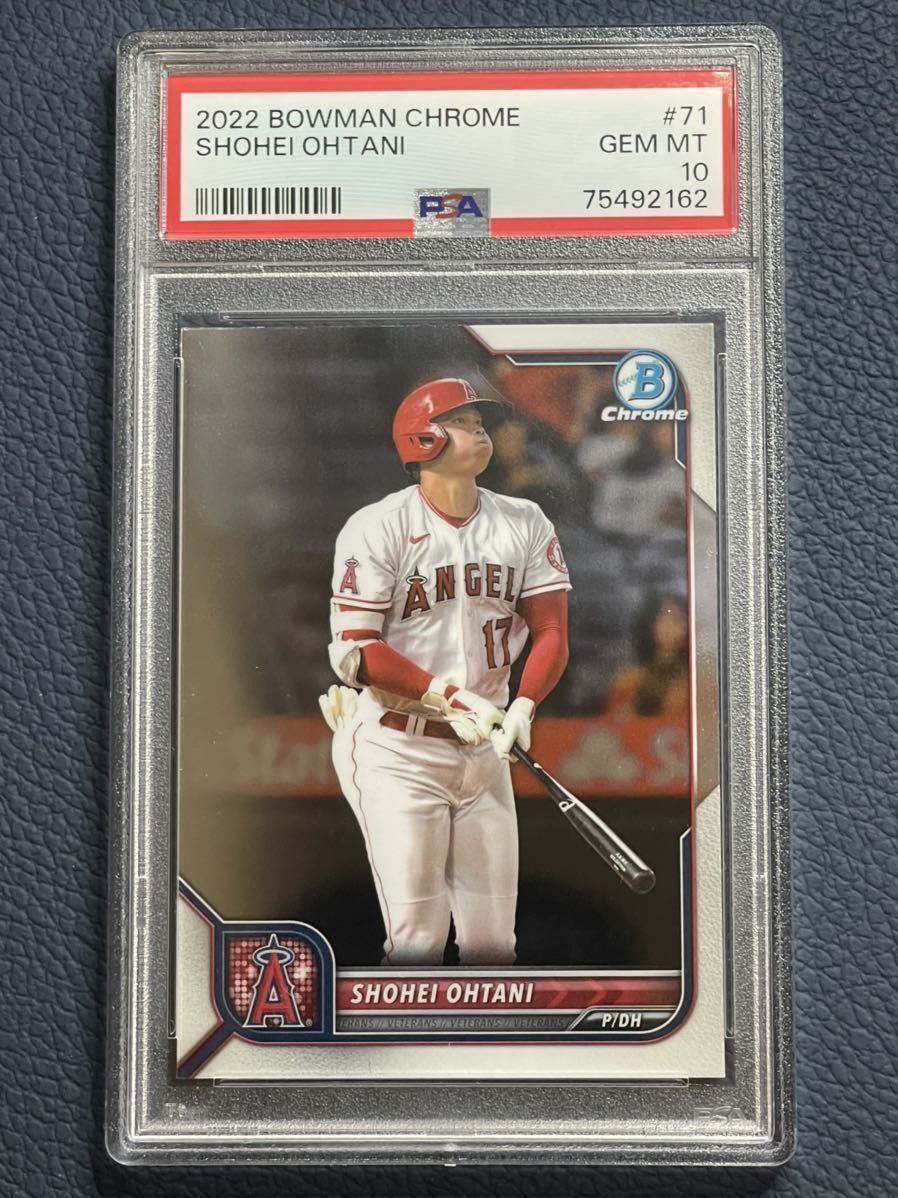 大谷翔平☆PSA10☆ 2022 Bowman Chrome #71(Bowman)｜売買された