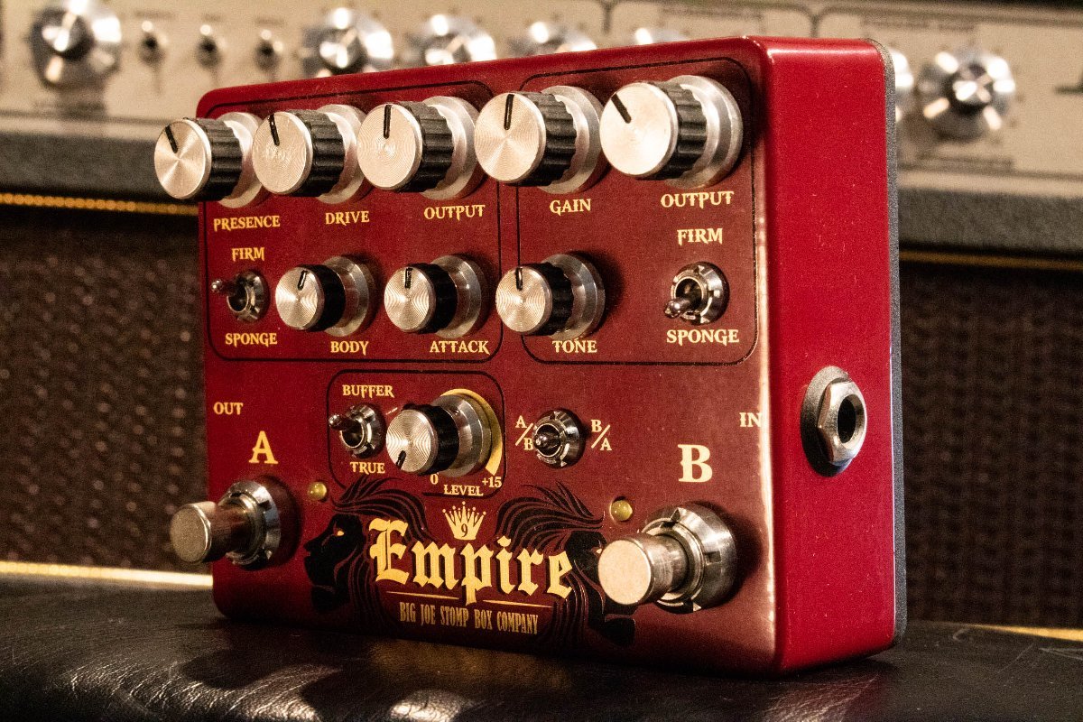 BIG JOE STOMP BOCOMPANY CLASSIC オーバードライブ Big Joe B-502 Empire Stomp Box Company Analog Overdrive - Guitar