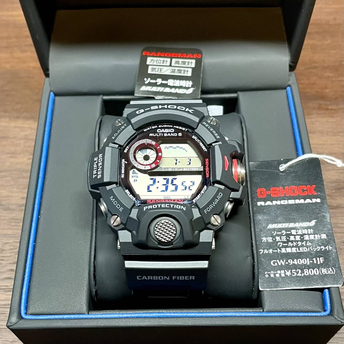 極美品 国内正規品 タグ付き CASIO G-SHOCK GW-9400J-1JF RANGEMAN