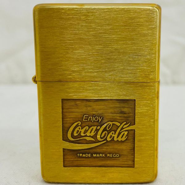 Zippo Lighter Coca-Cola Vintage Unused Rare Black Coca-cola 0