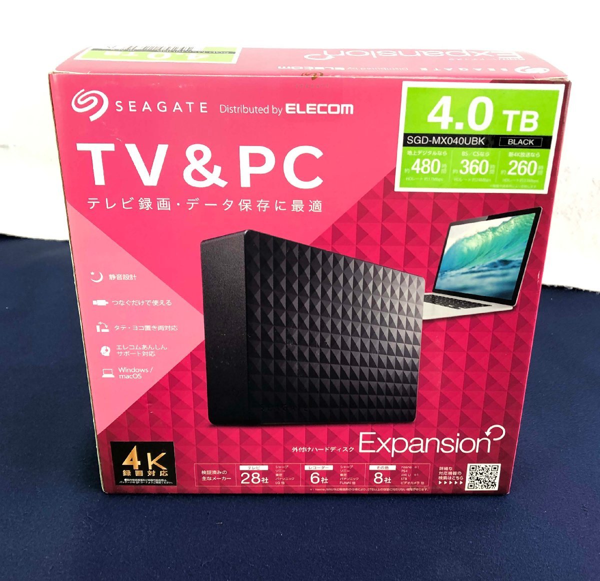 ☆未使用品☆【未開封】外付けHDD SGD-MX040UBK SEAGATE BLACK