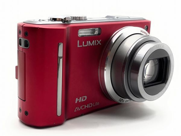 2719【人気カラー】Panasonic LUMIX DMC-TZ10 レッド パナソニック