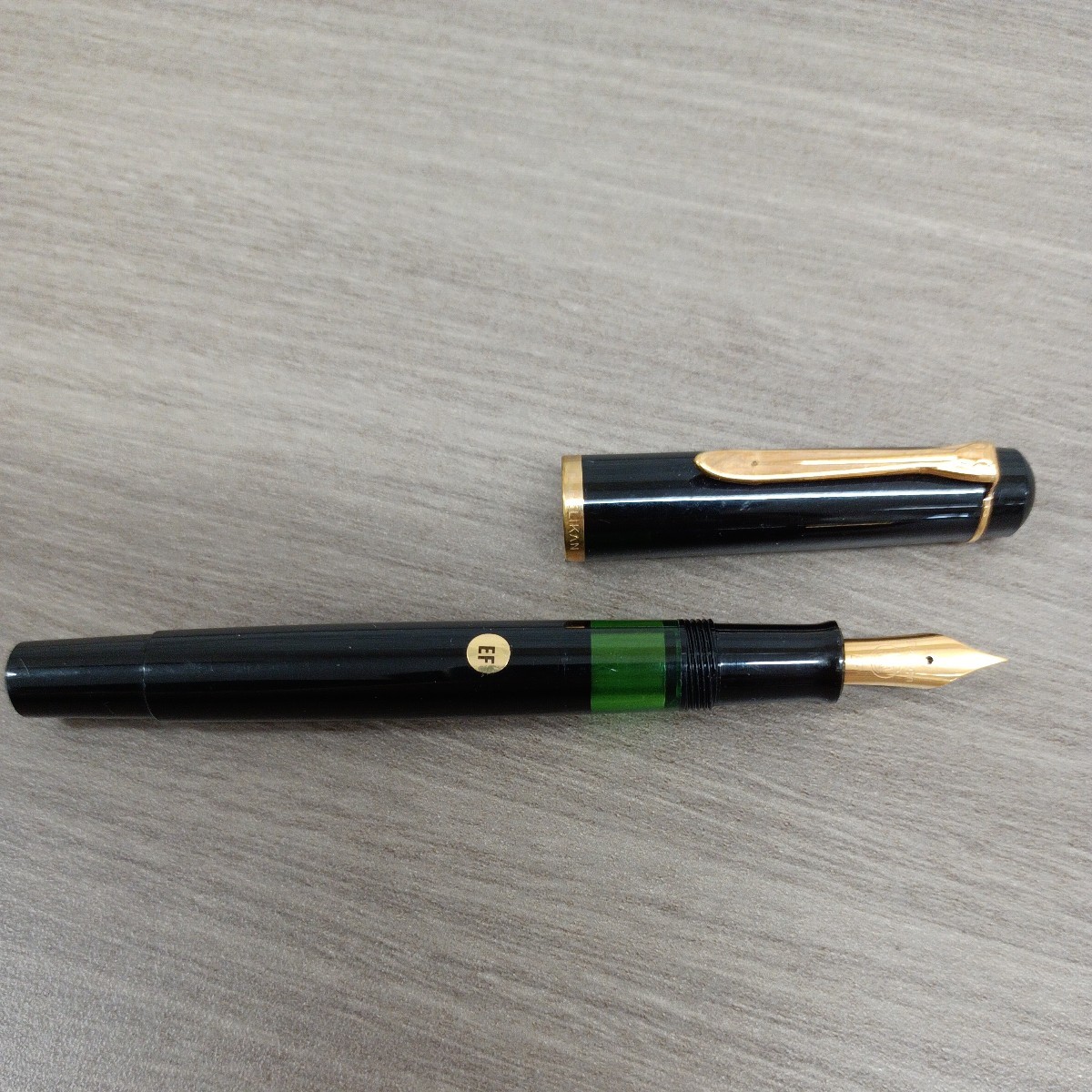ジャンク☆pelikan ペリカン 万年筆 スーベレーン 緑 M600 14K 万年筆